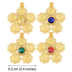 Ethiopia Coins Jewelry Arab Pendant Necklaces Women Ethiopian Wedding Eritrea African Gold Color Coin Jewellery