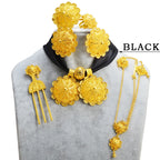 Ethiopian Jewelry sets Necklaces Earrings Ring Bracelets Hairpins Head Chains African Eritrean Wedding Productss