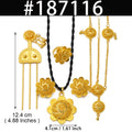 Ethiopian Ethnic Wedding Jewelry Sets Eritrean Habesha African Necklaces Earrings Ring Hairpin Forehead-chain