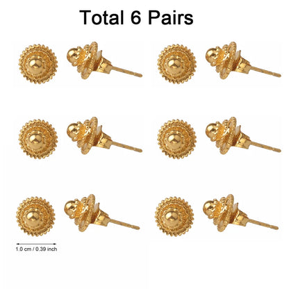 6 Pairs of Ethiopian Earrings African Eritrea Jewelry