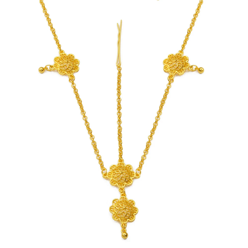 Ethiopian Eritrean Habesha African Hair Jewelry Forehead-Chain