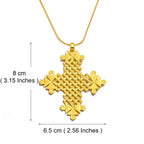 Ethiopian Traditional Ethnic Cross Jewelry Pendant Necklaces Eritrea African Afar Israel Saudi Arabia Ornaments