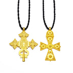 Large Cross Ethiopian Eritrean Big Pendant RopeTraditional Ornaments Habesha Jewelry