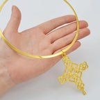 Ethiopian Cross Pendant Necklaces African Jewelry Eritrean Habesha Wedding