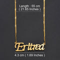 Ethiopian Eritrean Pendant Necklaces For Women  Gold Color African Jewelry God Chains