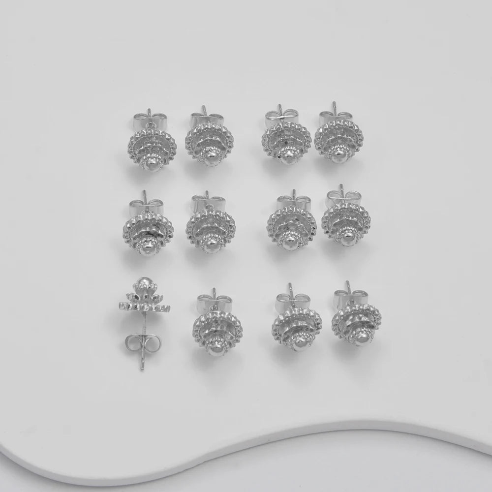 6 Pairs of Ethiopian Earrings African Eritrea Jewelry