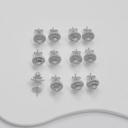6 Pairs of Ethiopian Earrings African Eritrea Jewelry