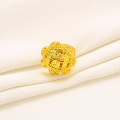 Gold Plated Fashion Ethiopian Earrings/Pendant/Ring Jewelry Sets Gold Plate Bride Wedding Eritrea Set Gift