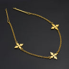 Ethiopian Eritrean Habesha for Women  African Gold Color Ethnic Hair Jewelry Forehead-Chain