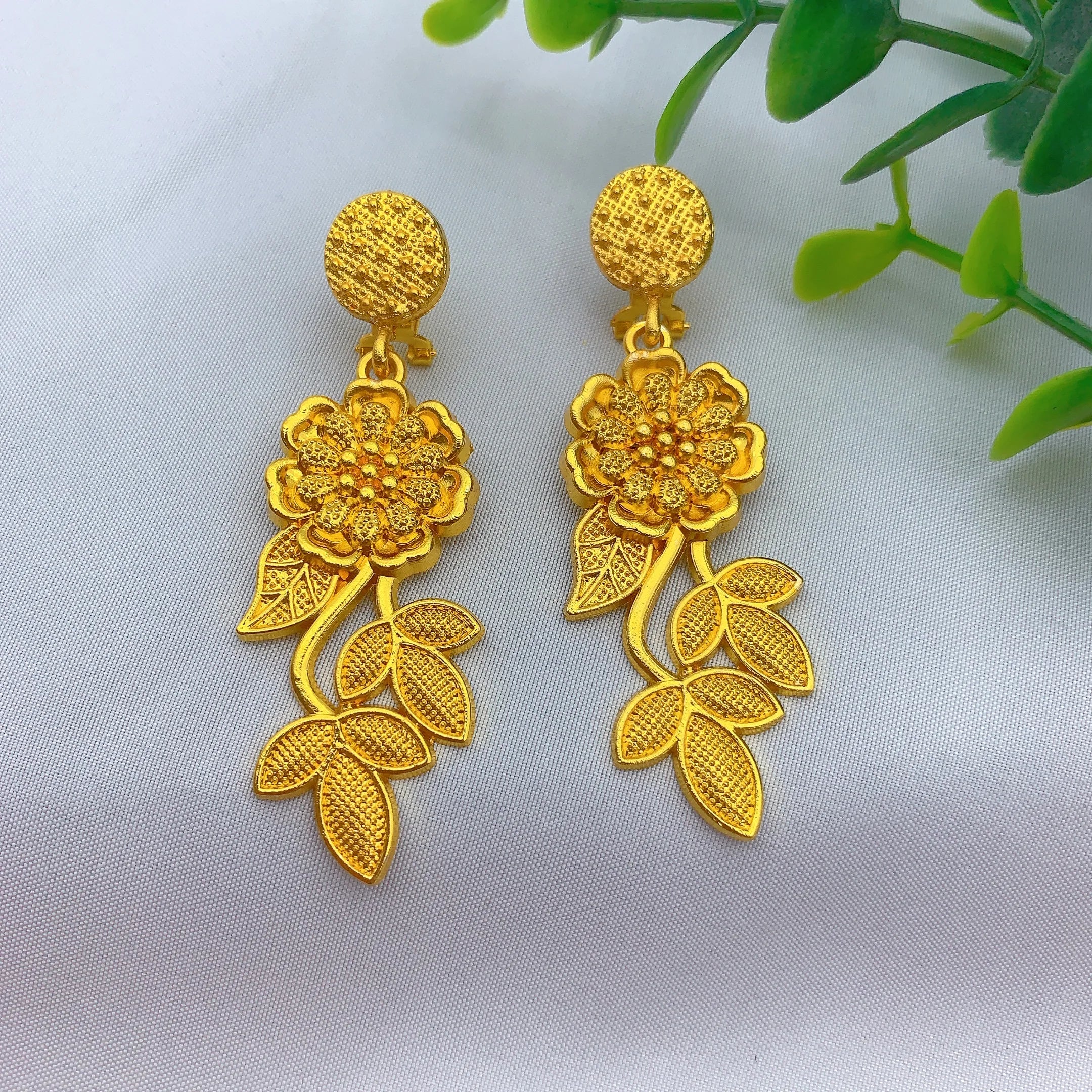 Luxury African Big Jewelry Set For Women Ethiopian Dubai 24K Gold Color Long Necklace Sets Wedding Party Gifts Wholesale