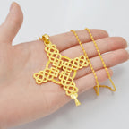 Ethiopian Cross Pendant Necklaces African Jewelry Eritrean Habesha Wedding
