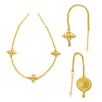 Ethiopian Eritrean Habesha for Women  African Gold Color Ethnic Hair Jewelry Forehead-Chain