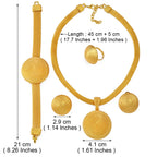 African Jewelry Sets Necklace Earrings Ring Bracelet Ethiopian Eritrean Congo Nigeria Saudi Arabia Dubai Egypt