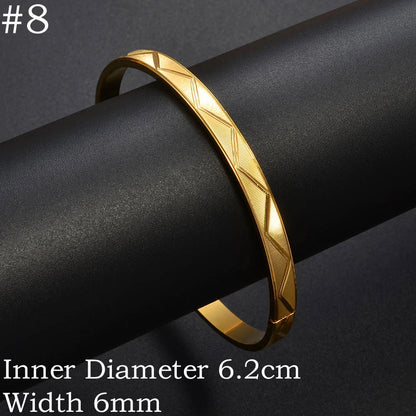 Bangle Jewelry Gold Plated Ethiopian Bracelet Openable for Women African Wedding
