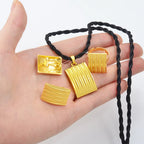Ethiopian Jewelry sets Pendant Black Rope Earrings Rings African Eritrean Habesha Wedding Accessories