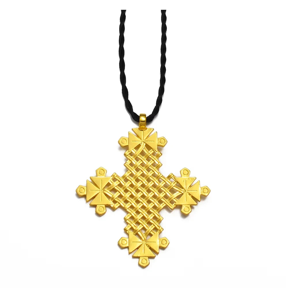 Ethiopian Traditional Ethnic Cross Jewelry Pendant Necklaces Eritrea African Afar Israel Saudi Arabia Ornaments