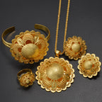 Ethiopian Jewelry Sets Necklace Earrings Bracelets Ring African Wedding Habesha Eritrea Traditional