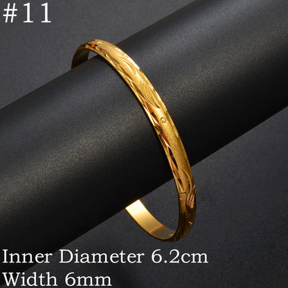 Bangle Jewelry Gold Plated Ethiopian Bracelet Openable for Women African Wedding