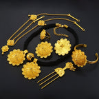 Ethiopian Jewelry sets Necklaces Earrings Ring Bracelets Hairpins Head Chains African Eritrean Wedding Productss