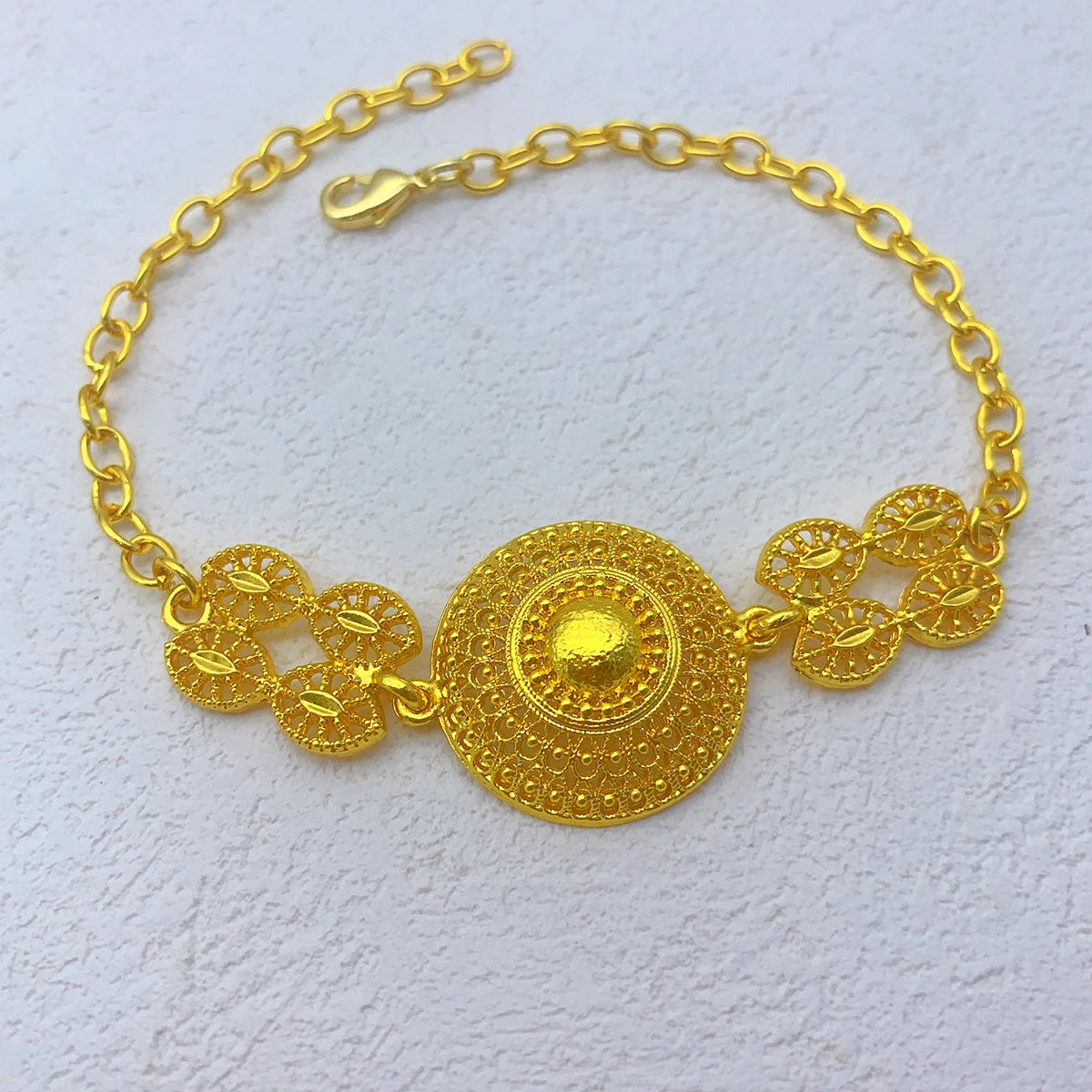 ANIID New Indian 24K Gold Color Long Necklace Set Nigerian Party Bridal Wedding Ethiopian Luxury Dubai Jewelry Wholesale Gifts